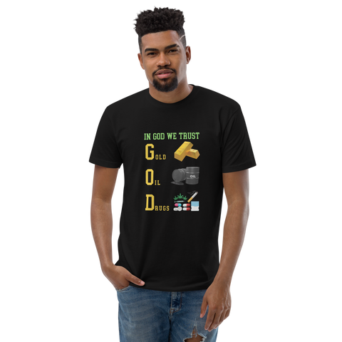In God We Trust - Men's Fitted T-Shirt