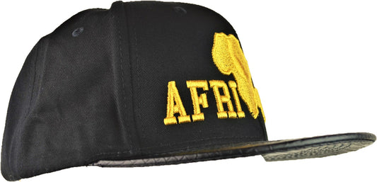 Snapback - Black & Gold Embroidered Design