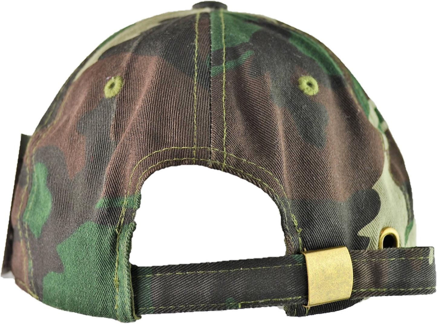 Africali Love-Dad Hat - Camouflage w/ Khaki Embroidered Design