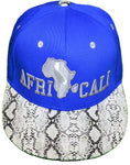 Snapback - Blue & Gray Embroidered Design