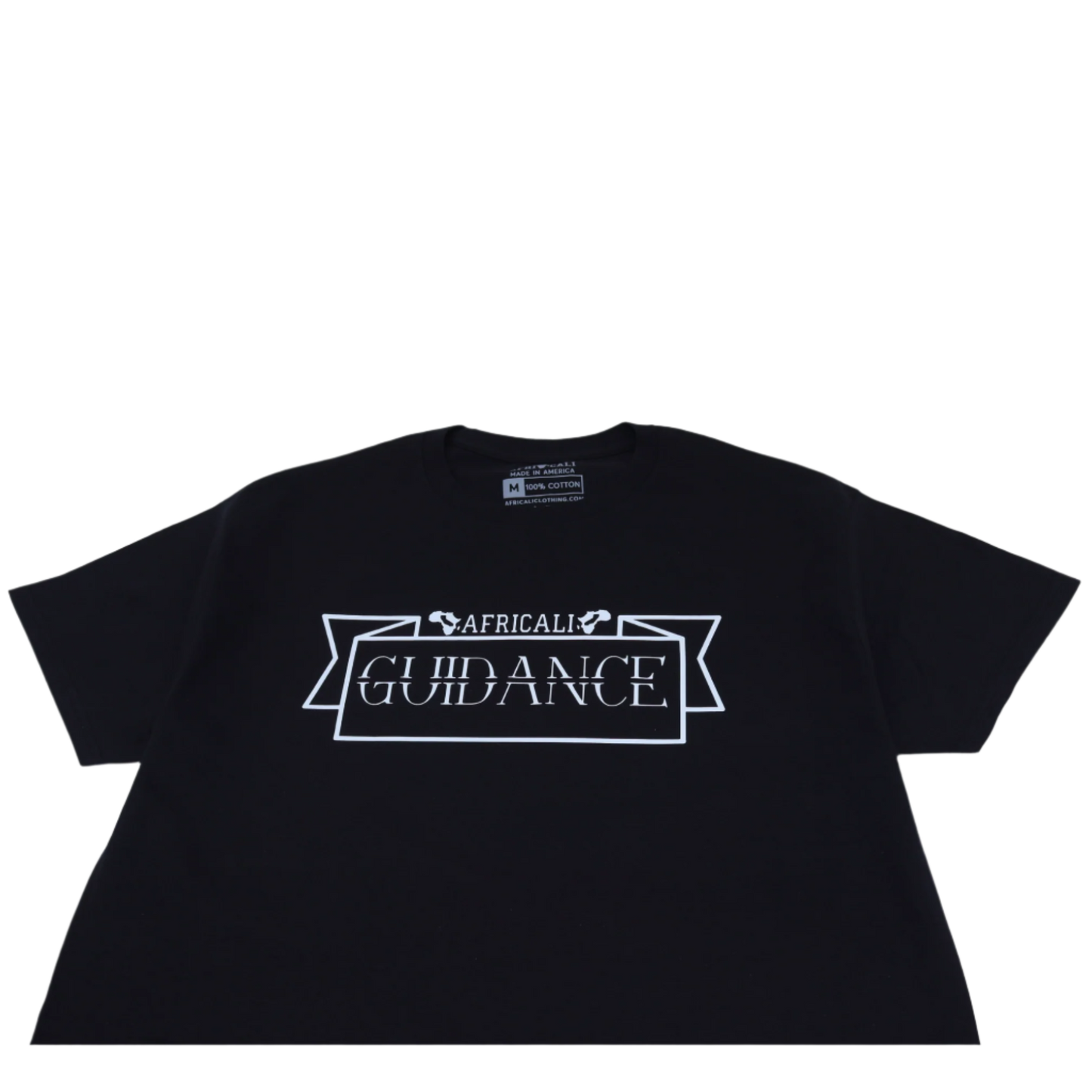 AFRICALI GUIDANCE T-SHIRT- BLACK & WHITE DESIGN
