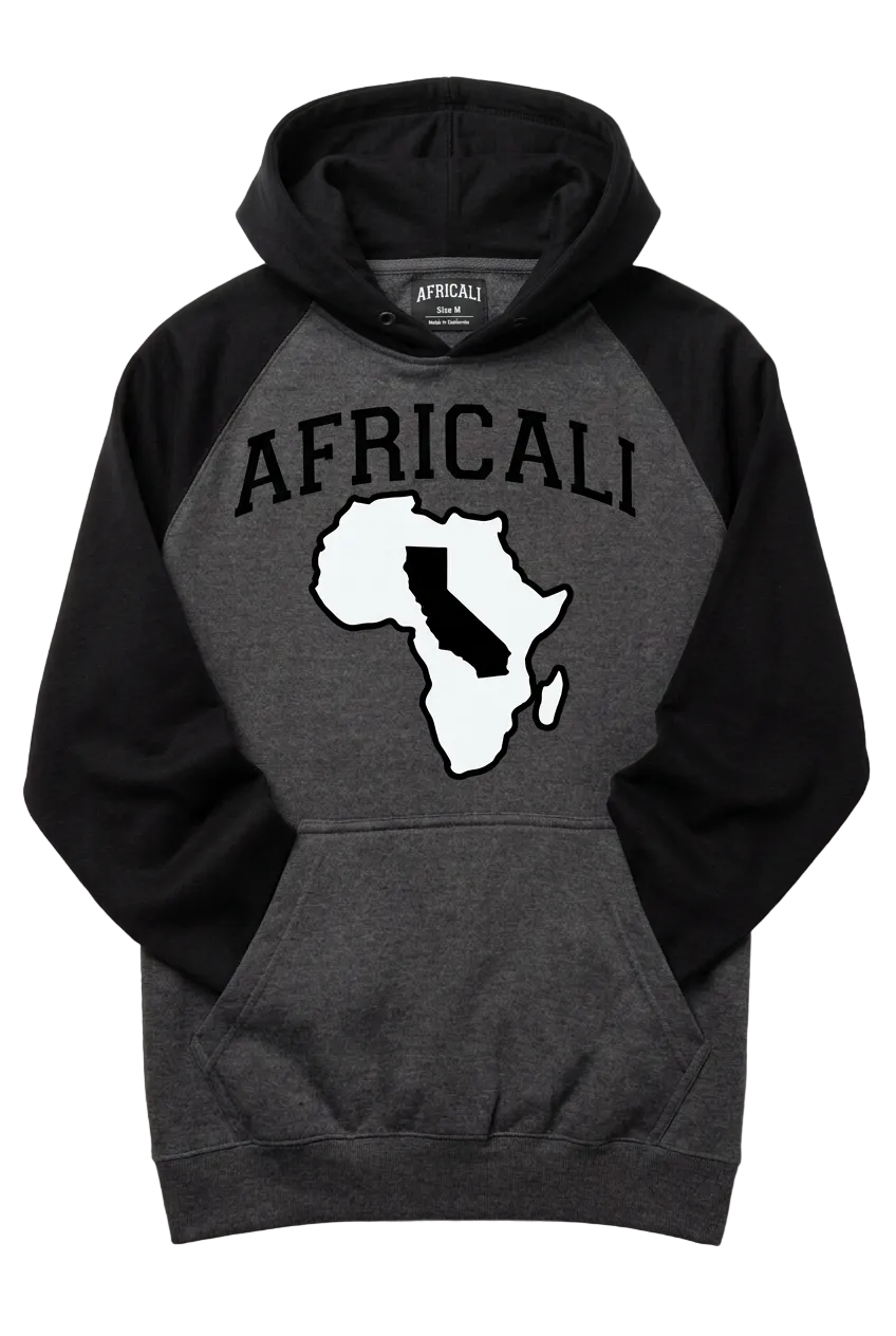 AFRICALI PEACE SWEATSUITS - BLACK/GRAY & WHITE DESIGN