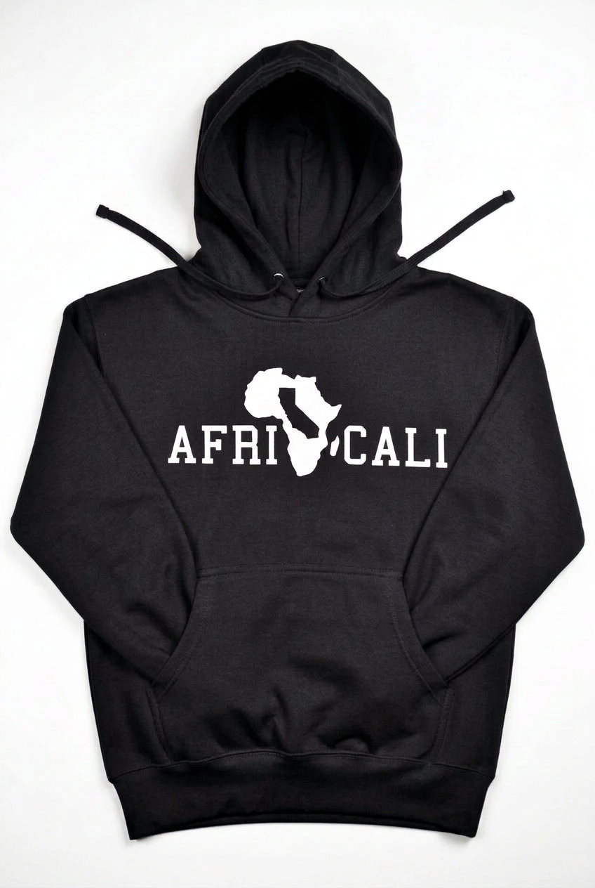 AFRICALI UNITY HOODIE- WHITE DESIGN