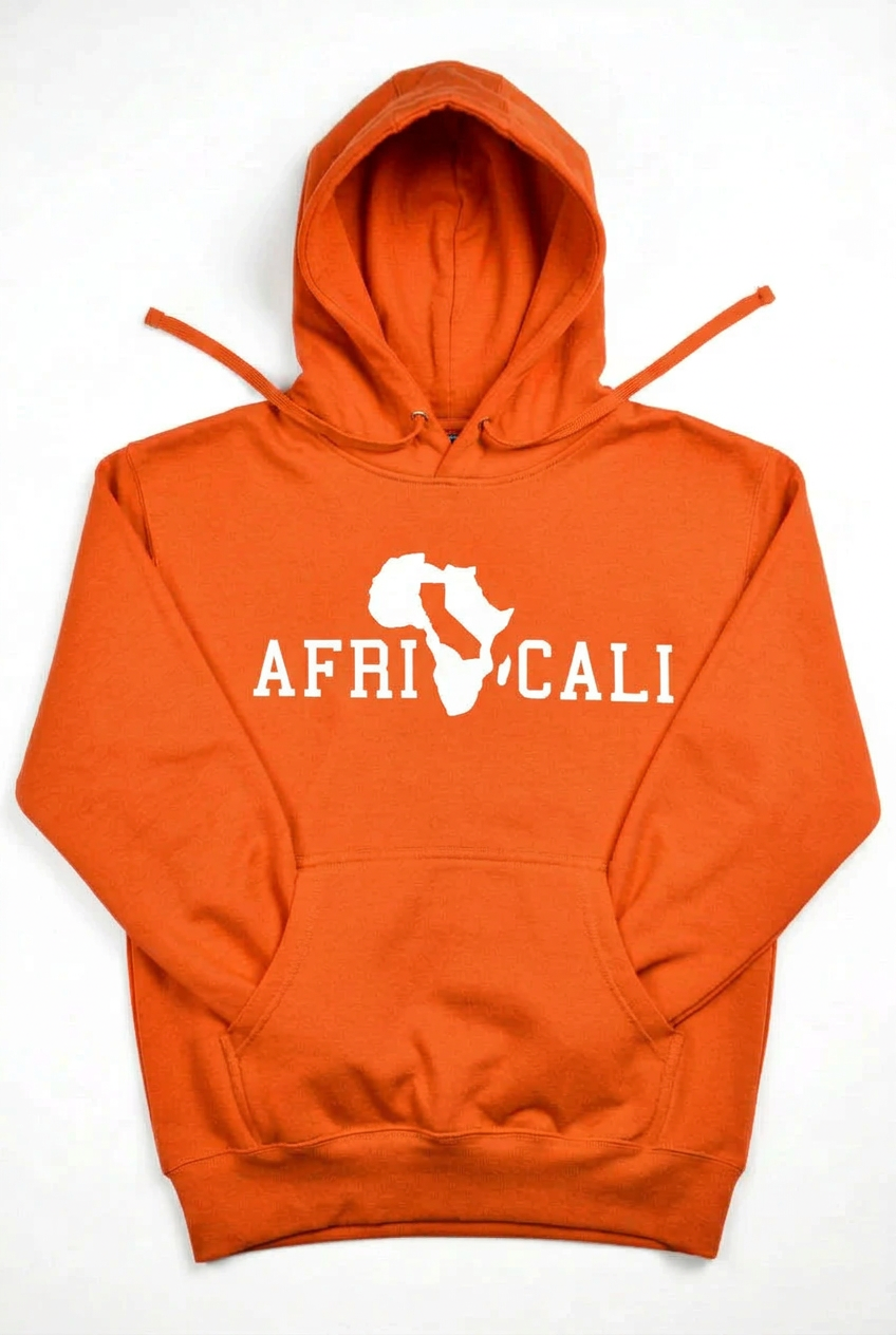 AFRICALI UNITY HOODIE- WHITE DESIGN
