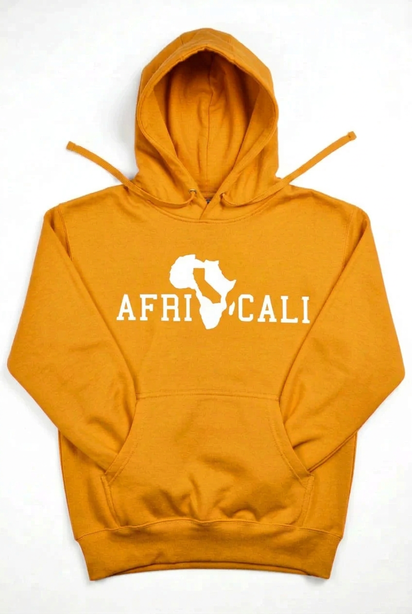 AFRICALI UNITY HOODIE- WHITE DESIGN