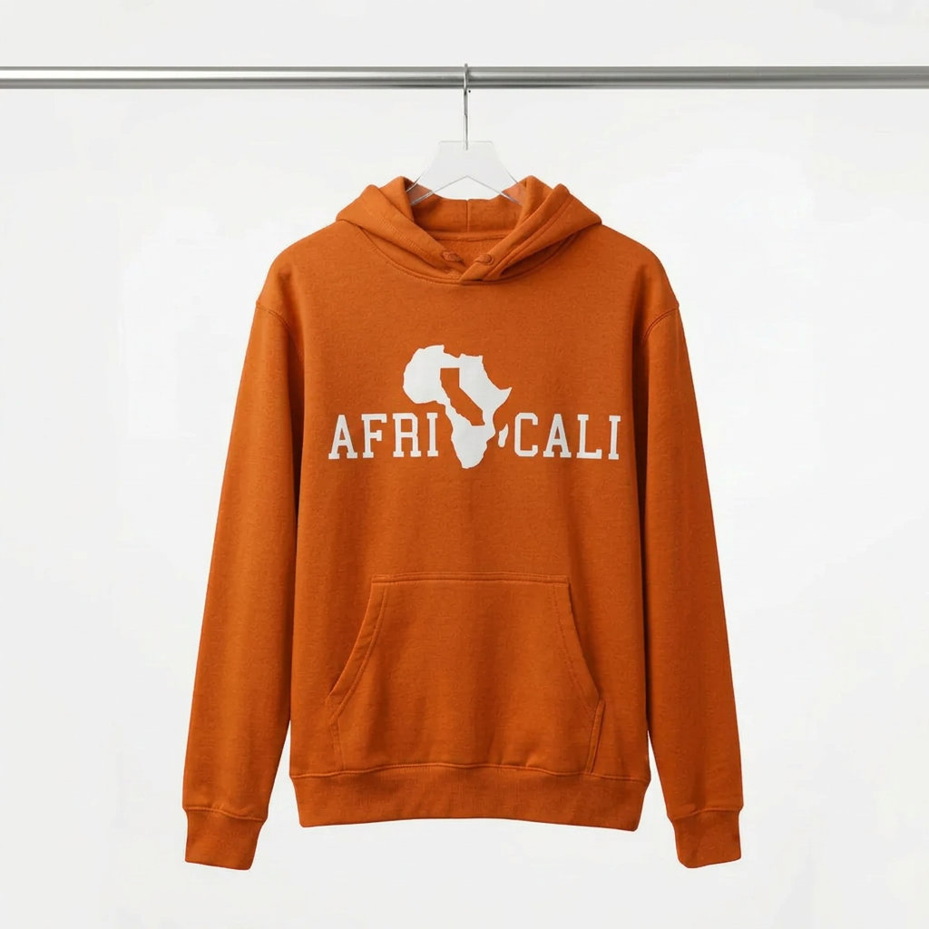 AFRICALI UNITY HOODIE- WHITE DESIGN