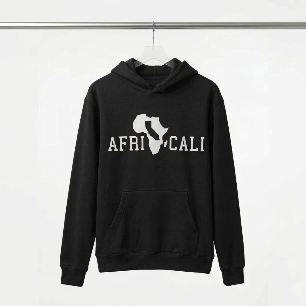 AFRICALI UNITY HOODIE- WHITE DESIGN