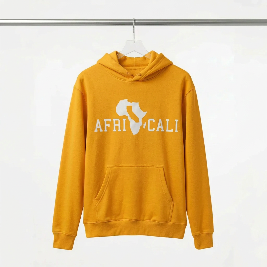 AFRICALI UNITY HOODIE- WHITE DESIGN