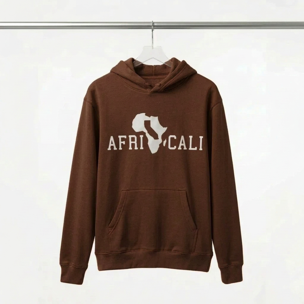 AFRICALI UNITY HOODIE- WHITE DESIGN
