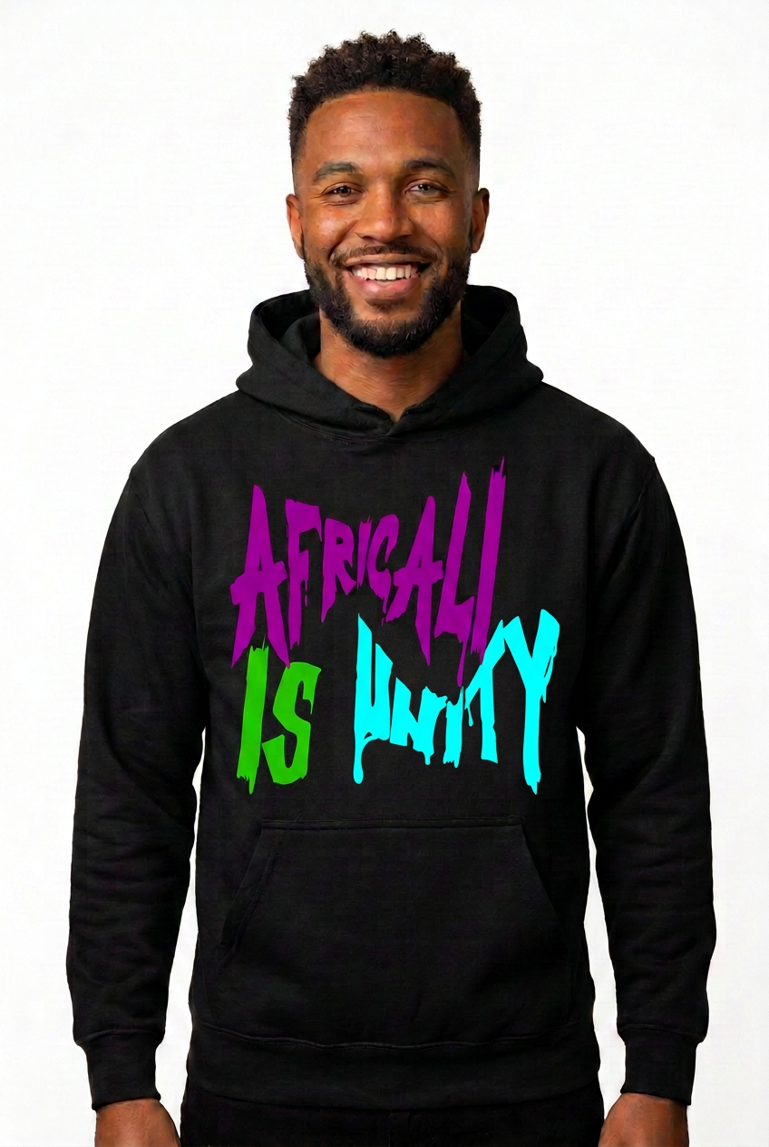 African American man, black Africali Is Unity hoodie