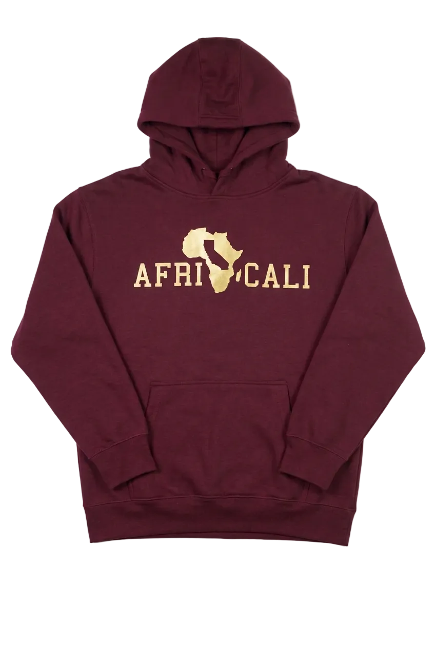 Brighter burgundy-and-gold Unity hoodie