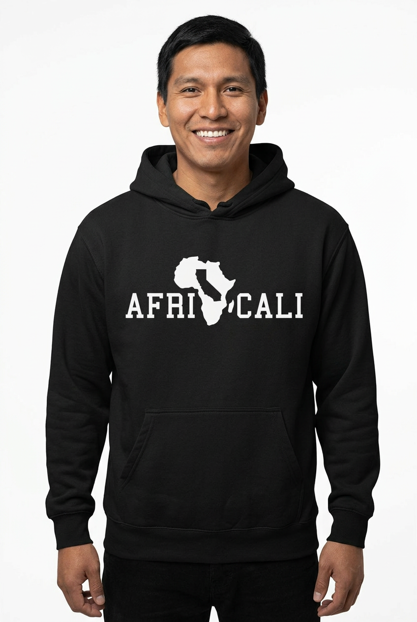 Native American man, black Unity hoodie