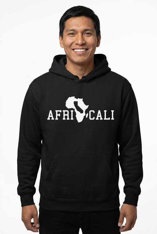 Native American man, black Unity hoodie