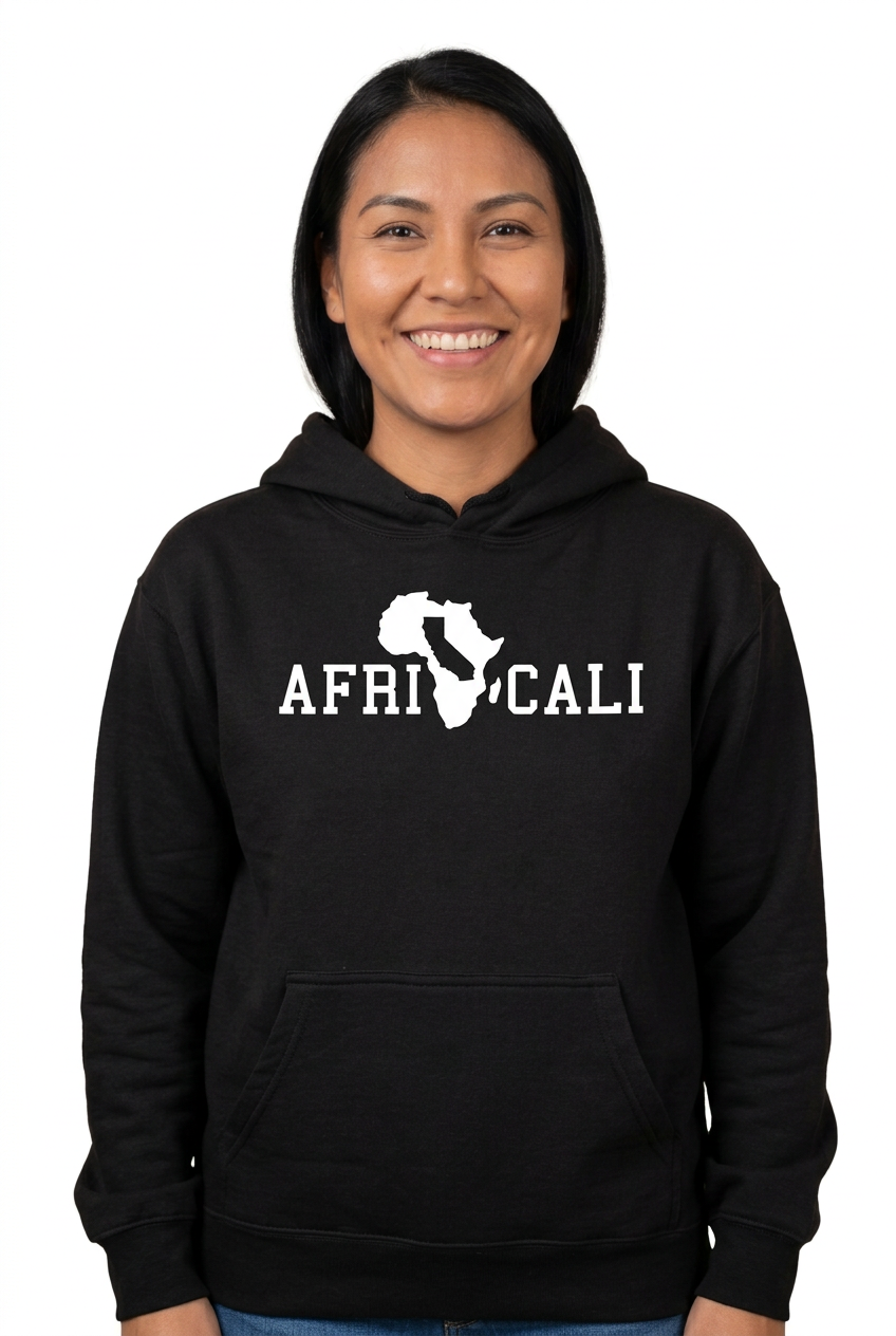 Native American woman, black Unity hoodie