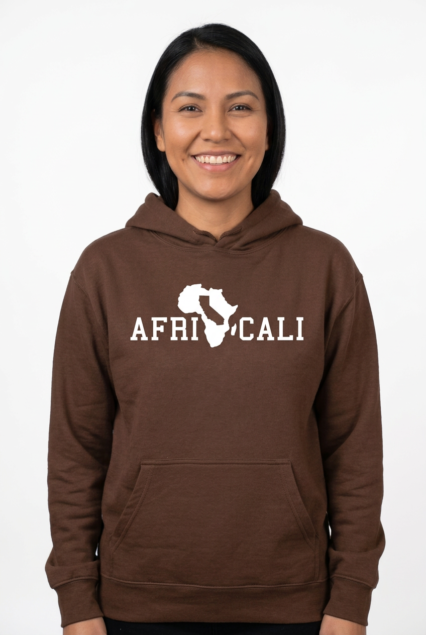 Native American woman, brown Unity hoodie