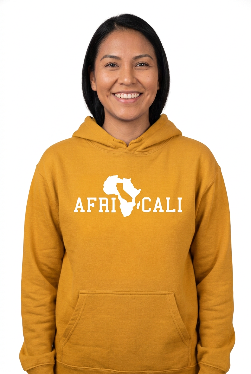 Native American woman, gold Unity hoodie