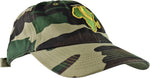 Dad Hat - Camouflage & Green/Royal Gold Embroidered Design