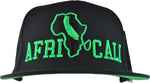 Snapback - Black & Green Embroidered Design