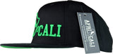 Snapback - Black & Green Embroidered Design