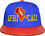 Snapback - Blue/Red & Gold Embroidered Design