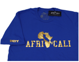 UNITY T-SHIRT- BLUE & GOLD FOIL DESIGN