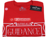 GUIDANCE T-SHIRT- RED & WHITE DESIGN