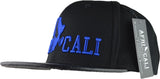 Snapback - Black & Blue Embroidered Design